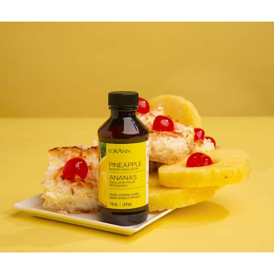 12 Pack: LorAnn Pineapple Bakery Emulsion, 4oz.